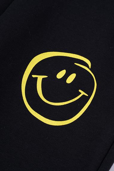 Beli Paçası Lastikli Siyah Renk Erkek Çocuk Eşofman Tek Alt