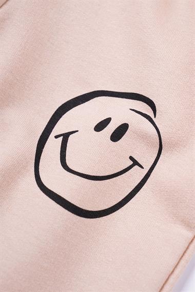 Beli Paçası Lastikli Taş Renk Erkek Çocuk Eşofman Tek Alt