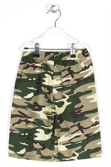 Kamuflaj Baskı Haki Renk Erkek Çocuk Kapri