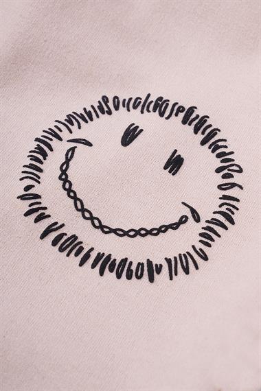 Beli Paçası Lastikli Taş Rengi Kız Çocuk Eşofman Tek Alt