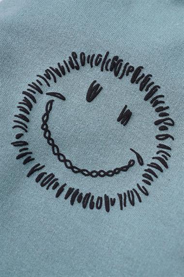 Beli Paçası Lastikli Çağla Yeşil Renk Kız Çocuk Eşofman Tek Alt