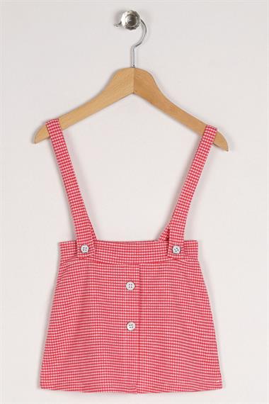 Dantelli Yaka Uzun Kol Beyaz Pembe Renk Kız Çocuk İkili Takım