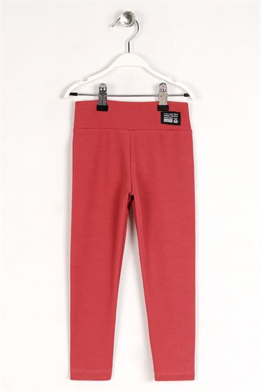 Fitilli Gul Kurusu Renk Kız Çocuk Tayt