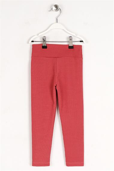 Fitilli Gul Kurusu Renk Kız Çocuk Tayt