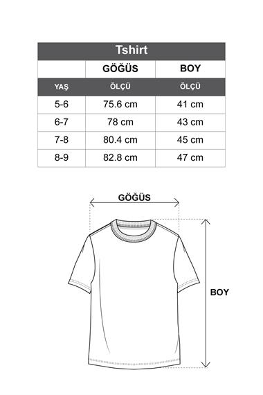 Bebe Yaka Dantelli Mini Kareli Pudra Renk Kız Çocuk Tshirt