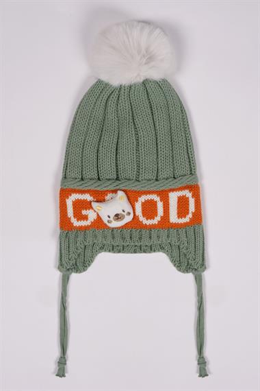 Ayıcıklı Cagla Yesil Renk Bere