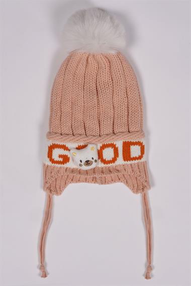 Ayıcıklı Pudra Renk Bere