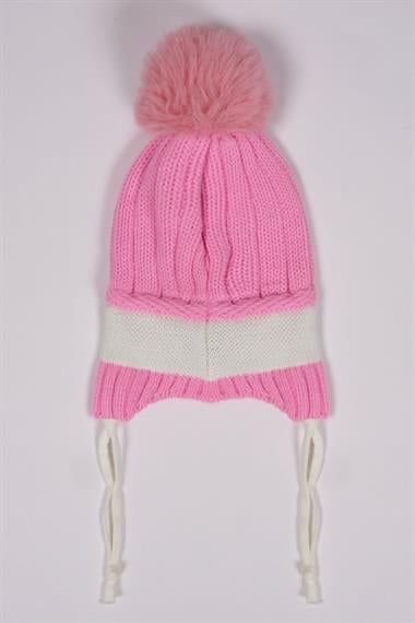 Ayıcıklı Pembe Renk Bere