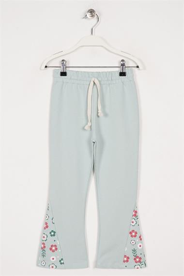 İspanyol Paça Acik Cagla Renk Kız Çocuk Esofman Tek Alt