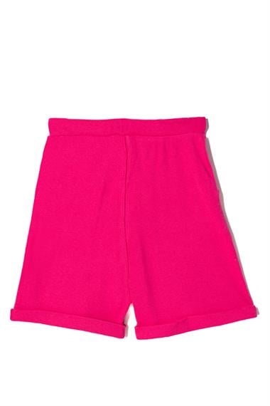Fitilli Fuşya Renk Kız Çocuk Şort