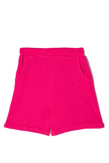 Fitilli Lila Fuşya Mint Renk 3lü Set Kız Çocuk Şort