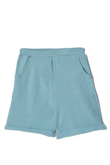 Fitilli Lila Fuşya Mint Renk 3lü Set Kız Çocuk Şort