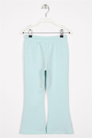 İspanyol Paça Mint Renk Kız Çocuk Esofman Tek Alt