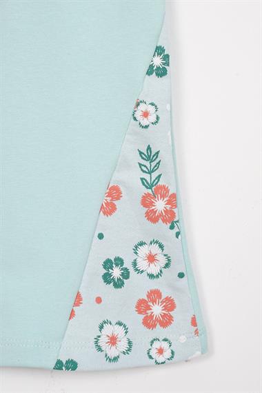 İspanyol Paça Mint Renk Kız Çocuk Esofman Tek Alt