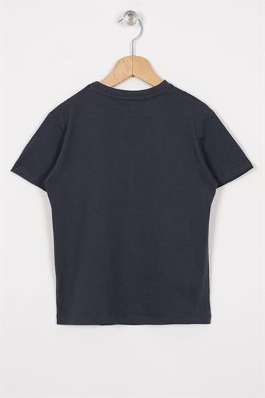 Oyun Konsolu Baskılı Oversize Füme Renk Erkek Çocuk Tshirt