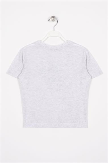 See You Baskılı Taş Renk Erkek Çocuk Tshirt