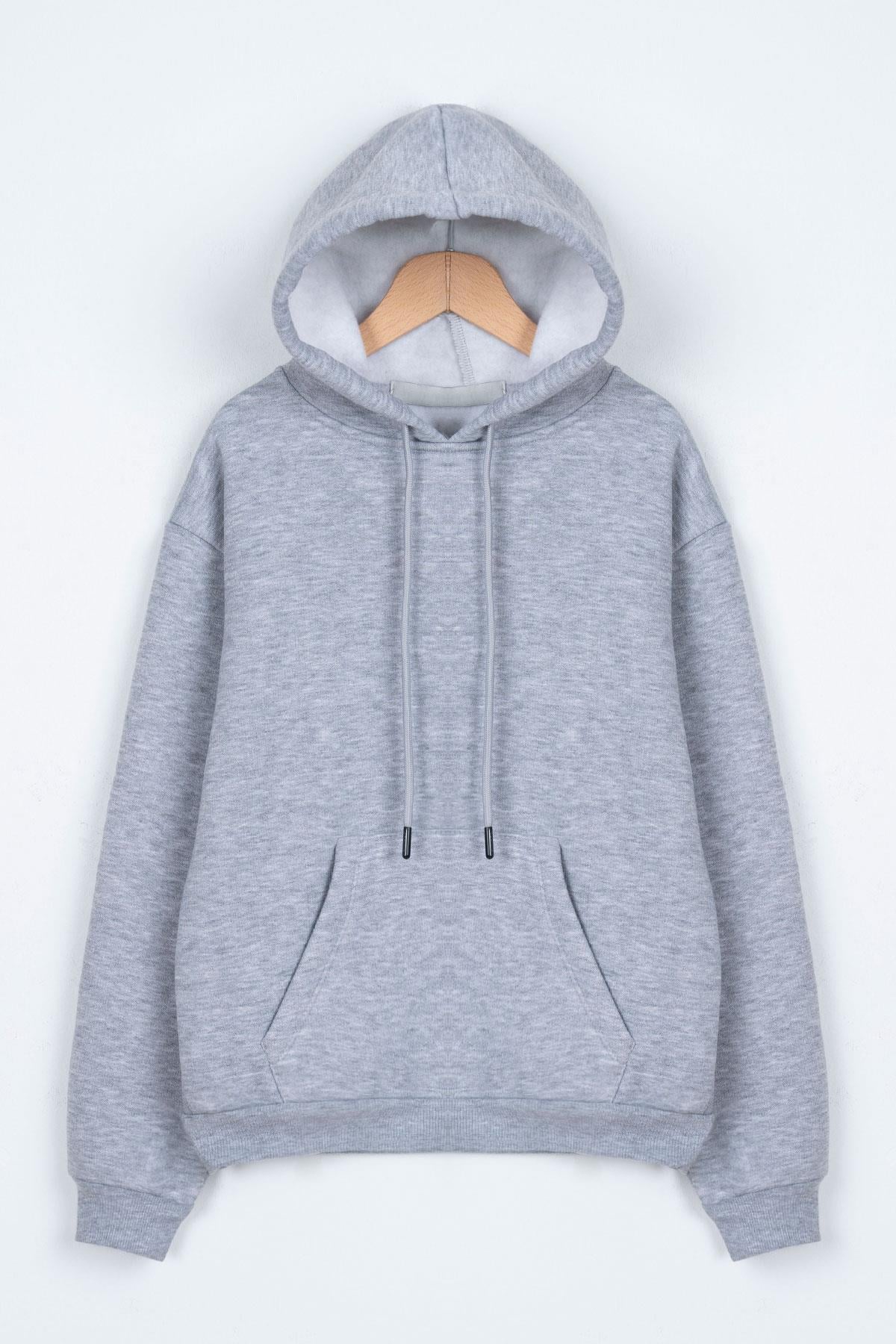Acar 323076 Erkek Çocuk Kapüşonlu Ceplı Sweatshırt