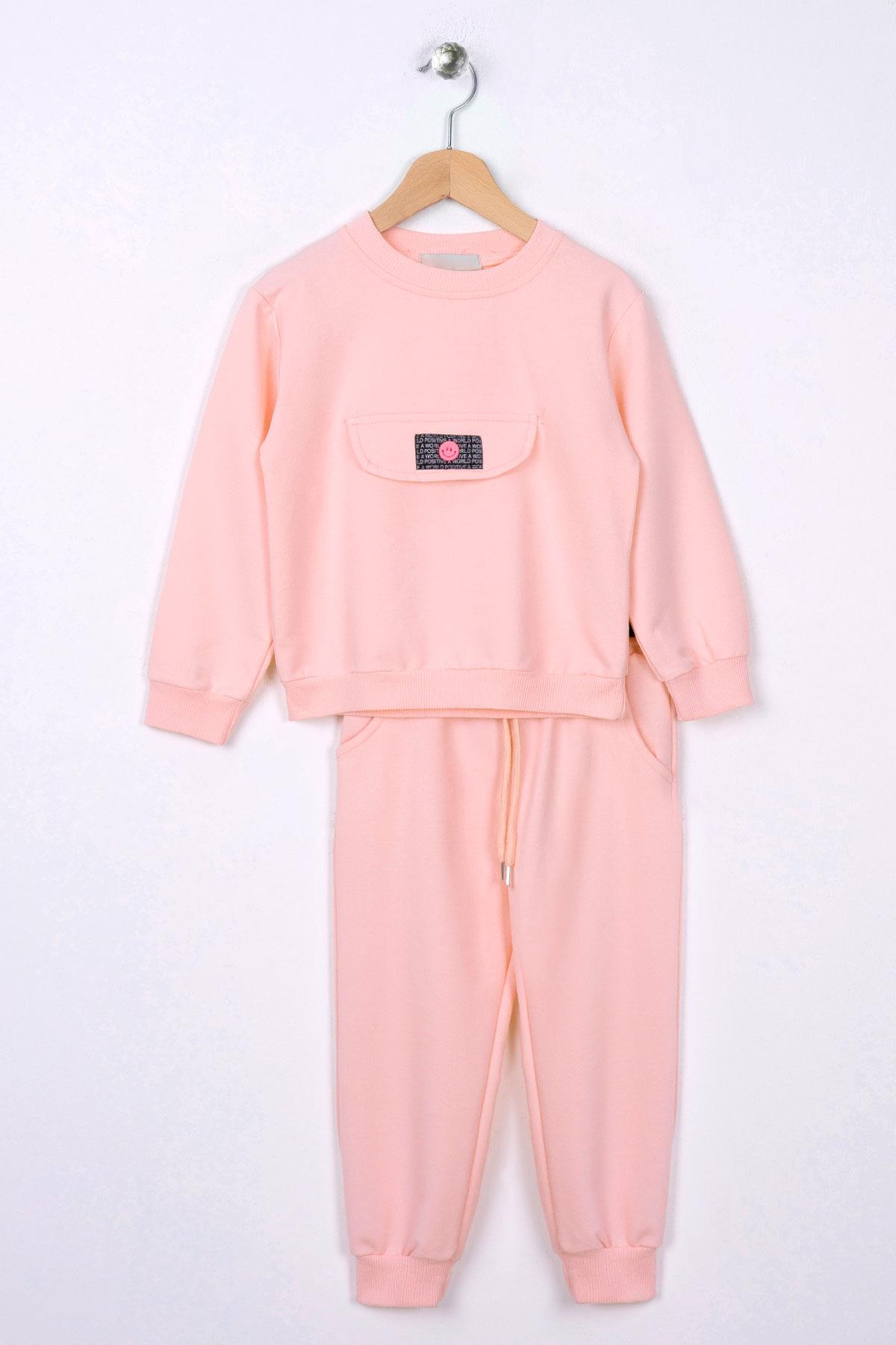 Acar 523052 Unısex 2-5 Yas Onu Sus Cep Kapaklı Esofman Takım