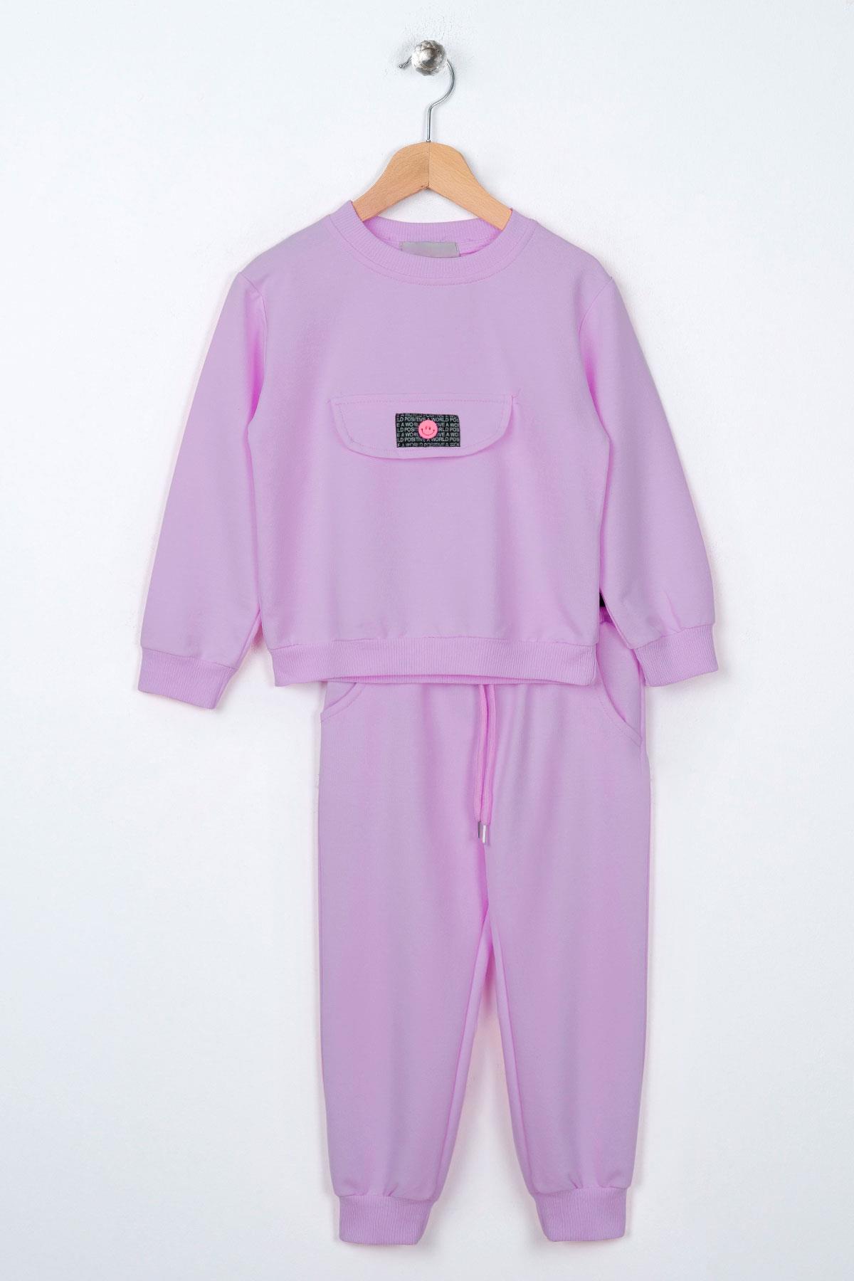 Acar 523052 Unısex 2-5 Yas Onu Sus Cep Kapaklı Esofman Takım