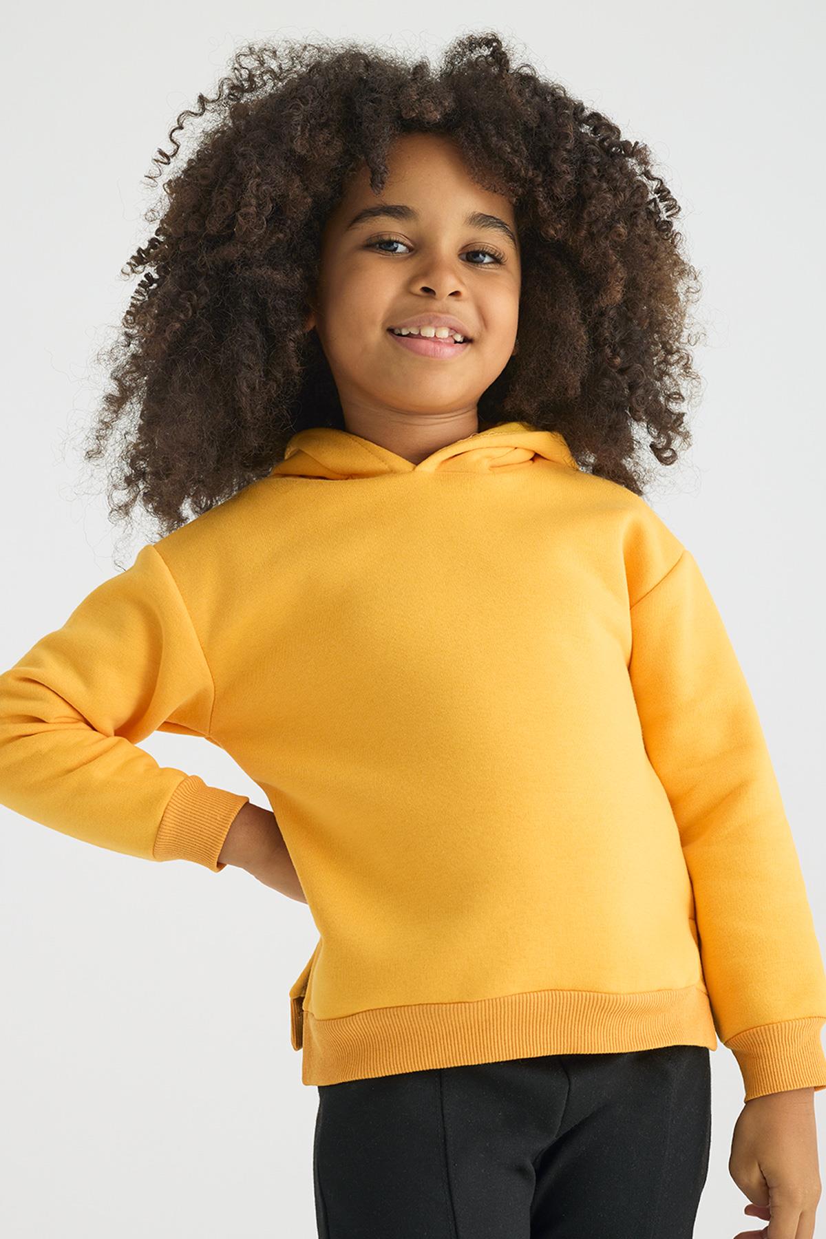 ACAR GIRLS 622604 KIZ 3-7 YAŞ KAPÜŞONU KULAKLI SWEAT