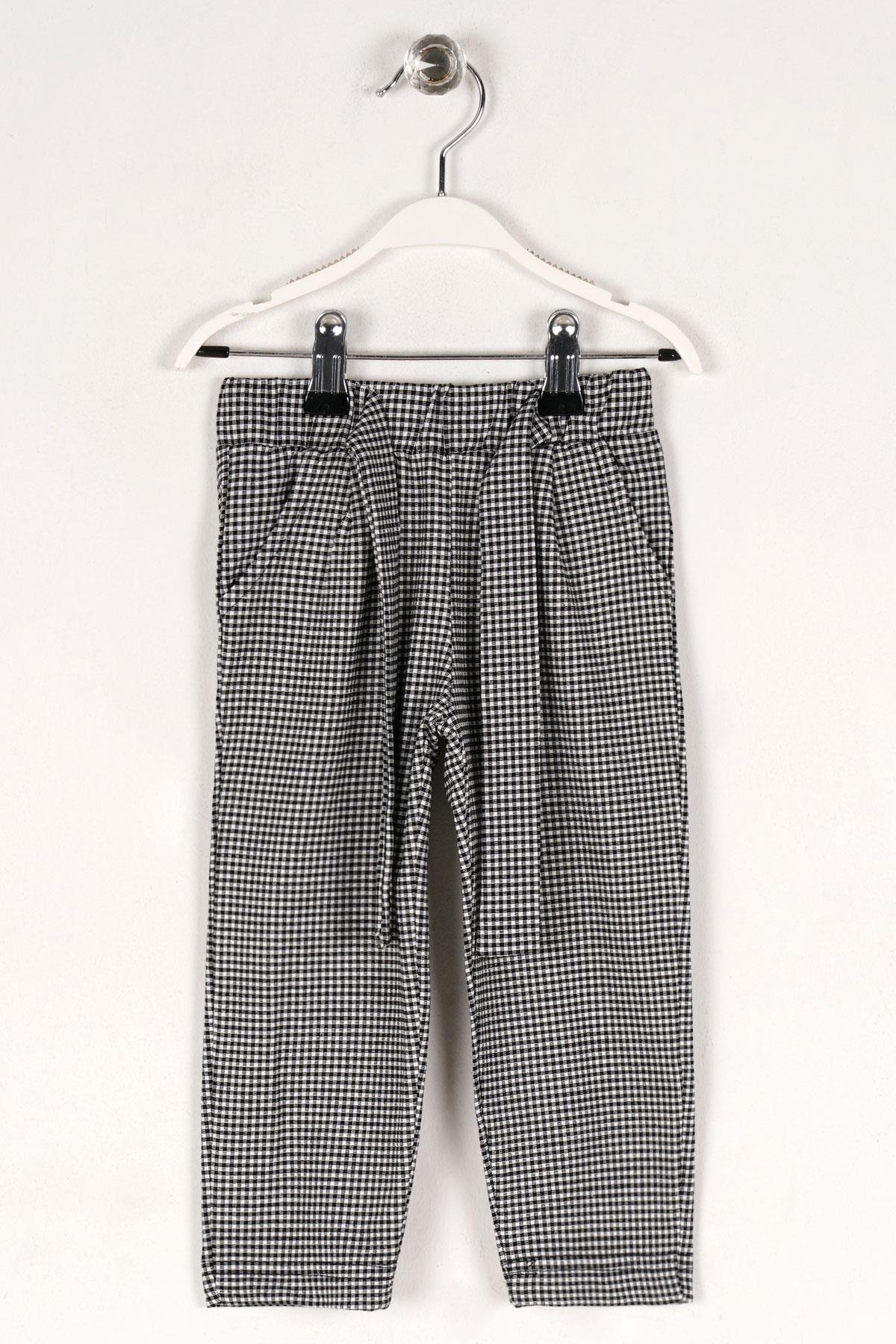 Kız 2-5 Yaş Kuşaklı Pantolon