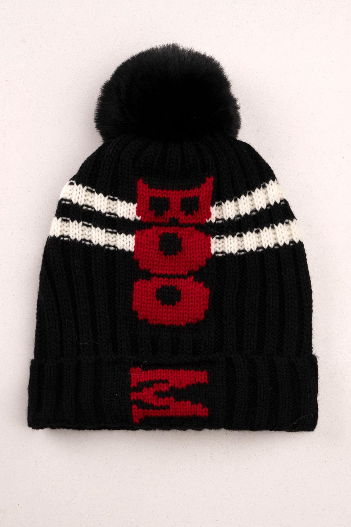 Recos 8124 Unısex Aylık Boom Yazılı Bere