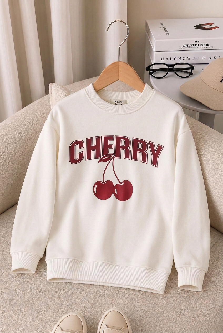 WeWe 263110-263111-263112 Baskılı 8-12 Yaş 3 İplik Sweat