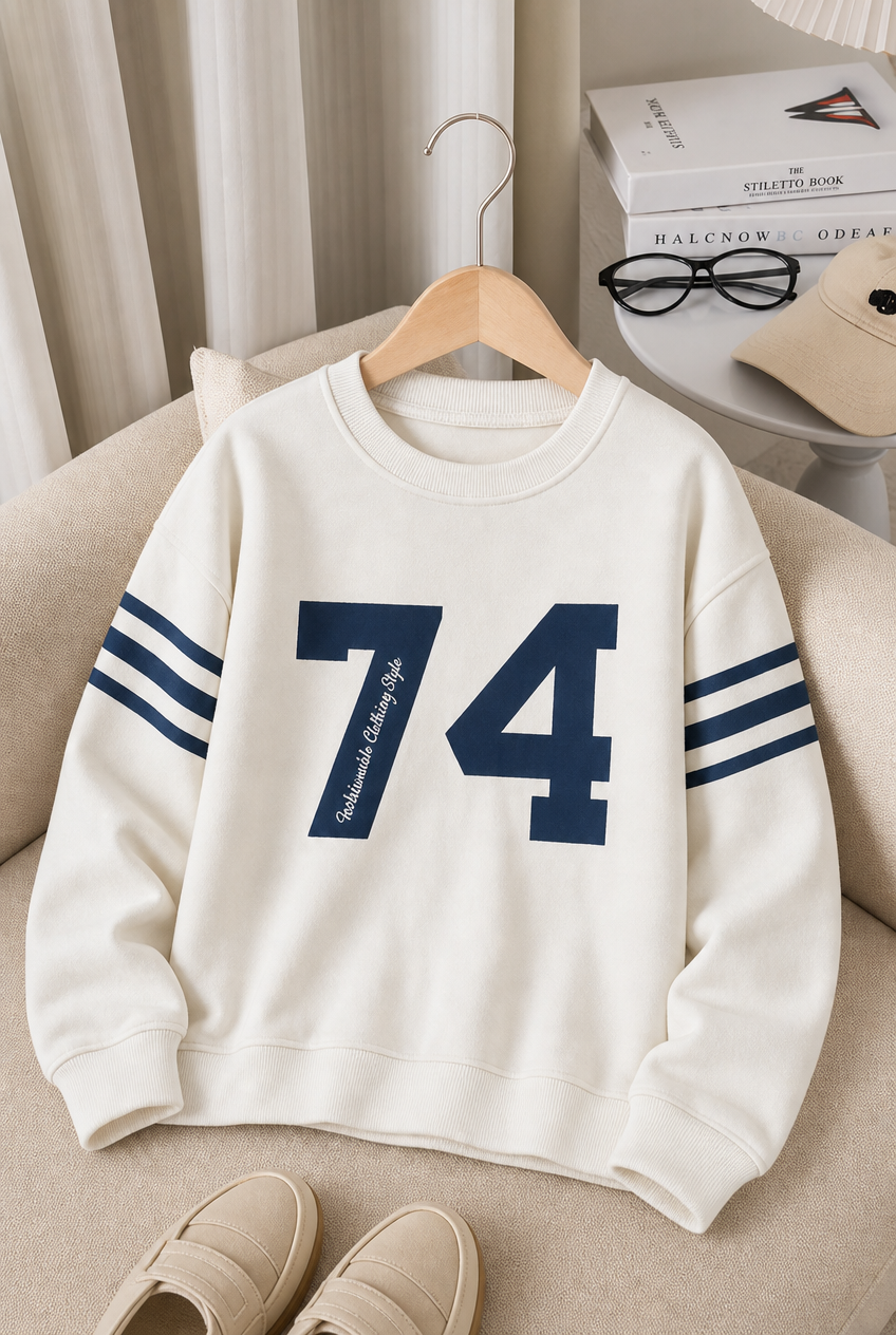 WeWe 263110 Baskılı 8-12 Yaş 3 İplik Sweat