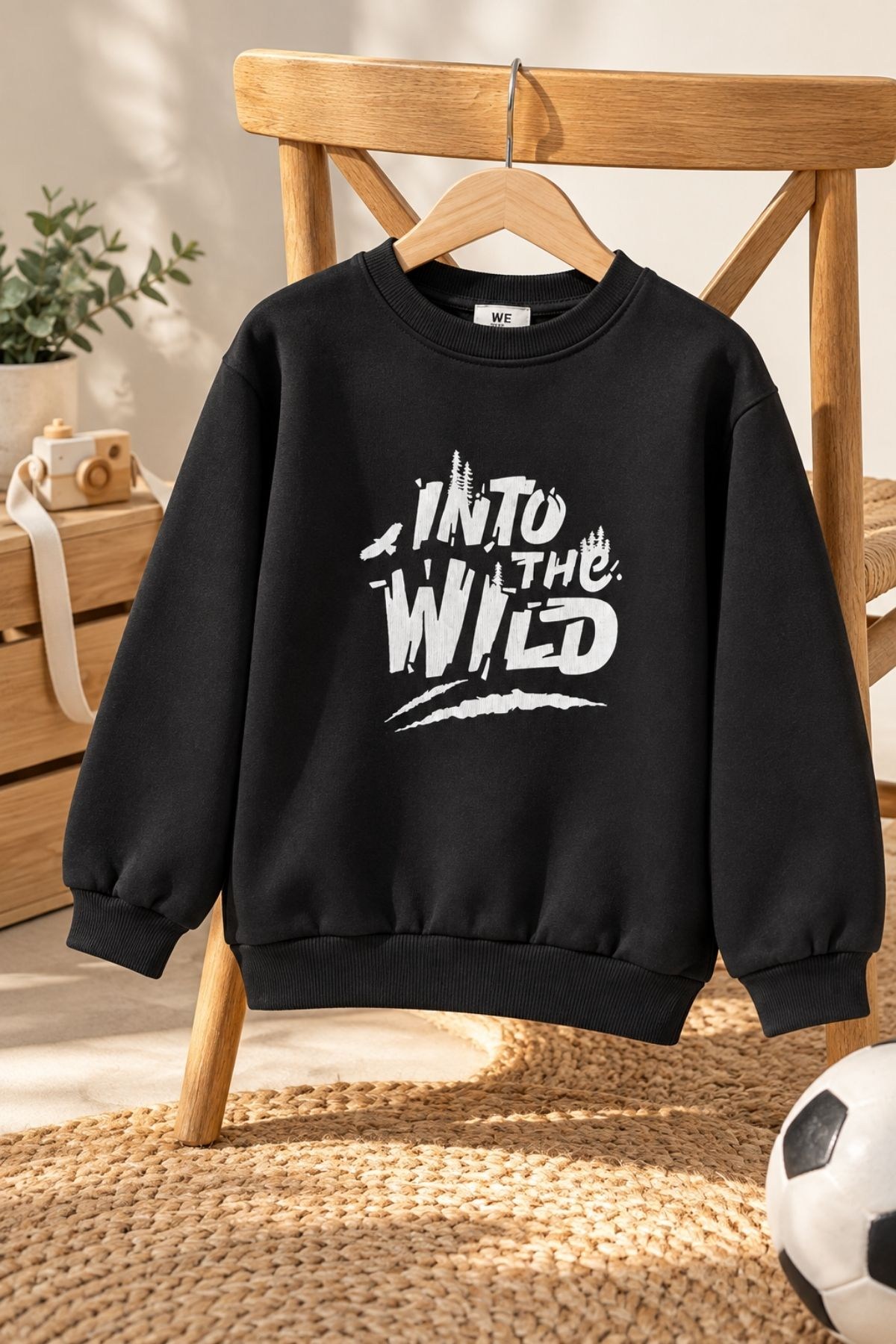 WeWe 326164 Erkek Wıld Baskılı Sweatshirt 5-12 Yaş