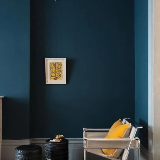 en çok boyanan duvar renkleri hague blue