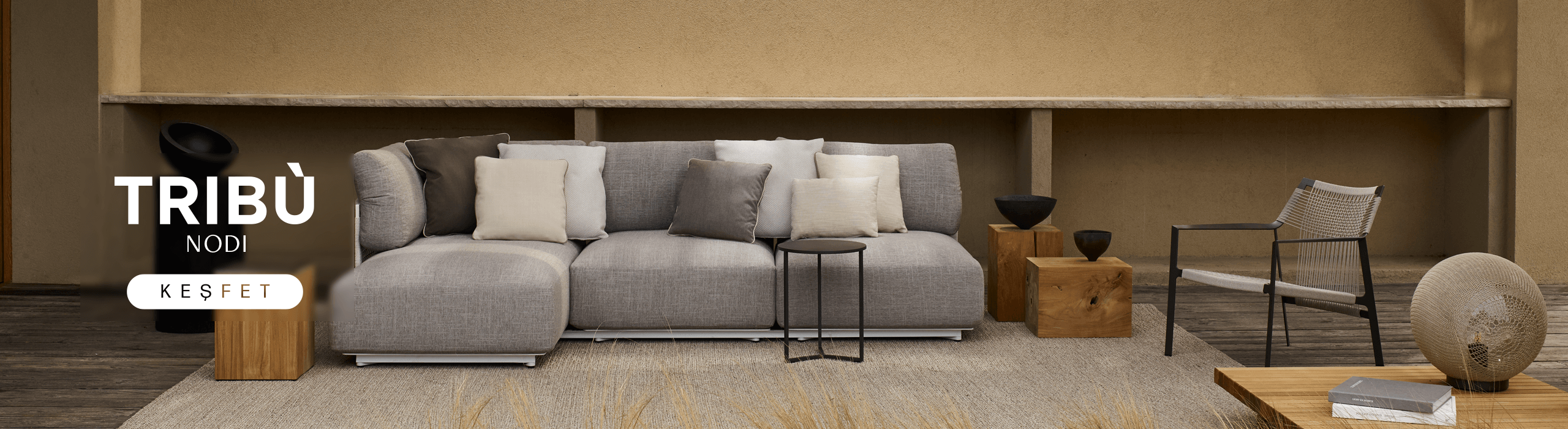 Tribu Nodi - Minimalist bahçe mobilyaları