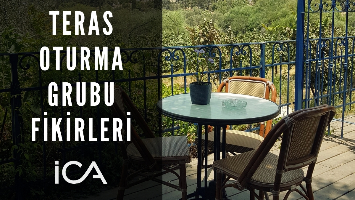 teras oturma grubu