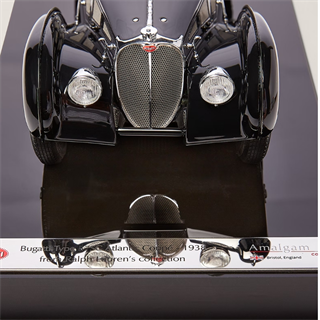 Ralph Lauren Home Bugatti 57S Model Black Araba Objesi