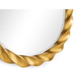 Jonathan Charles 35 Gilded Antique Gold Mirror