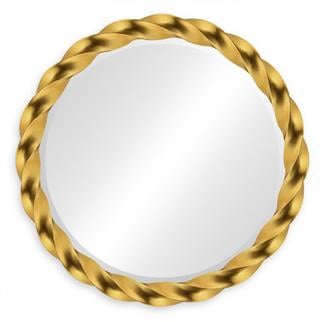 Jonathan Charles 35 Gilded Antique Gold Mirror