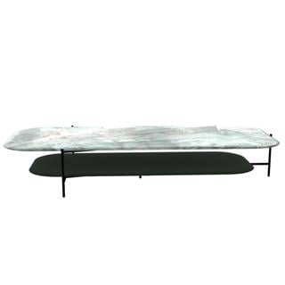 Meridiani Adrian Emerald Green Rectangular Coffee Table