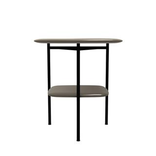 Meridiani Adrian 45 Glossy Putty Alçak Yan Sehpa