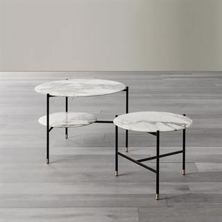 Meridiani Adrian 70R Grey Stone Orta Sehpa