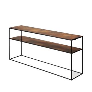 Ethnicraft Aged Bronze İki Raflı Konsol