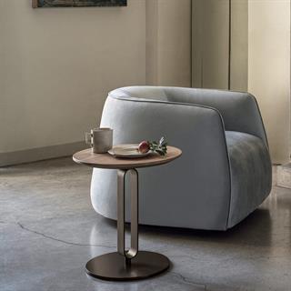 Bontempi Casa Alfred Walnut Yan Sehpa