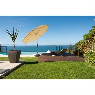 Glatz Twist Ecru Round Umbrella