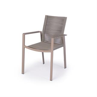 Nuu Garden Champagne Kollu Yemek Sandalyesi