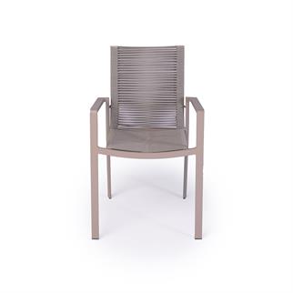 Nuu Garden Champagne Kollu Yemek Sandalyesi