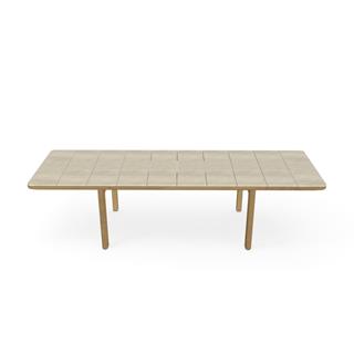 Amanu Teak Yemek Masası  - Top Sabbia (C15) - 290 cm