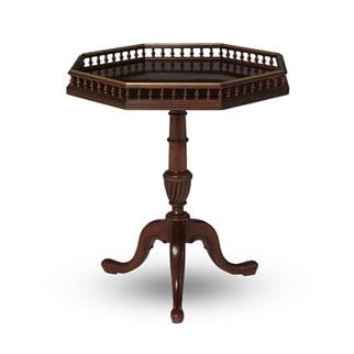 Fine Furniture American Cherry Altıgen Yan Sehpa