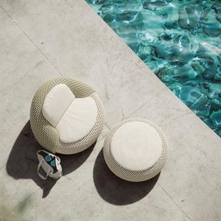 Dedon Atolo Pine Silver Puf