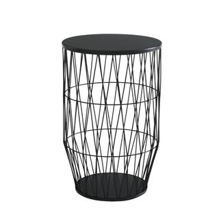 Ligne Roset Azabu Black Large Round Side Table