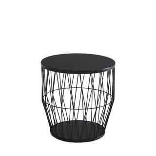 Ligne Roset Azabu Black Small Round Side Table