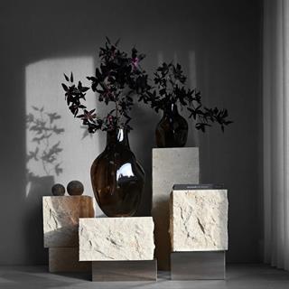 101 Copenhagen Bakku Medium Smoked Forest Glass Vase