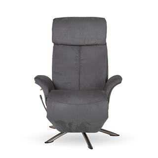 Balance Tekli Koltuk-(Medium)-Fabric Challanger (364) Zinc (98703)-Base Brushed